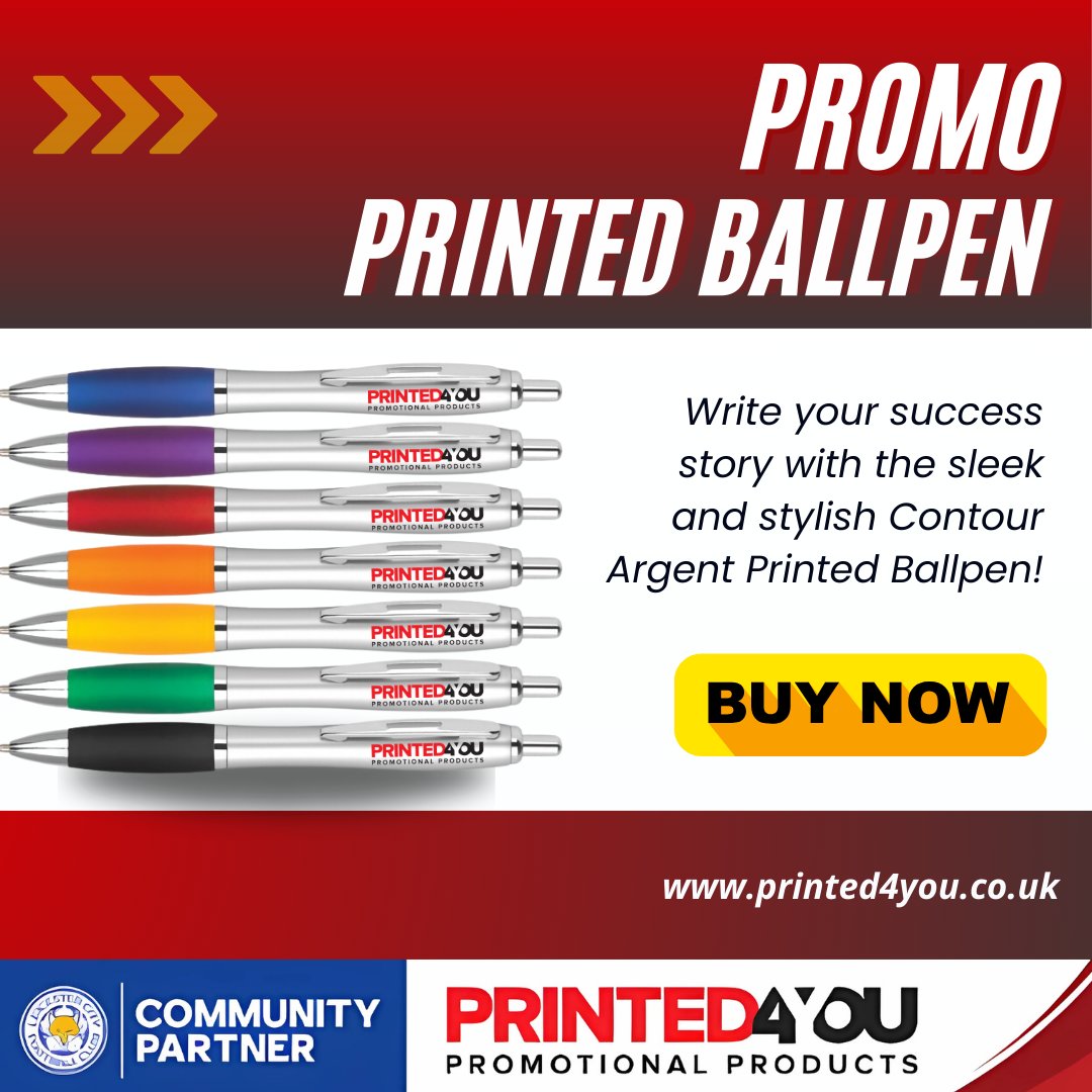 Printed4YouLtd's tweet photo. Write your success story with the sleek and stylish Contour Argent Printed Ballpen!
.
#WriteYourStory #SleekAndStylish #ContourArgent #PenPerfection #PromoEssentials #StationeryGoals #BrandWithStyle
https://t.co/XfX8dWKMPN https://t.co/E5ff01Uygu