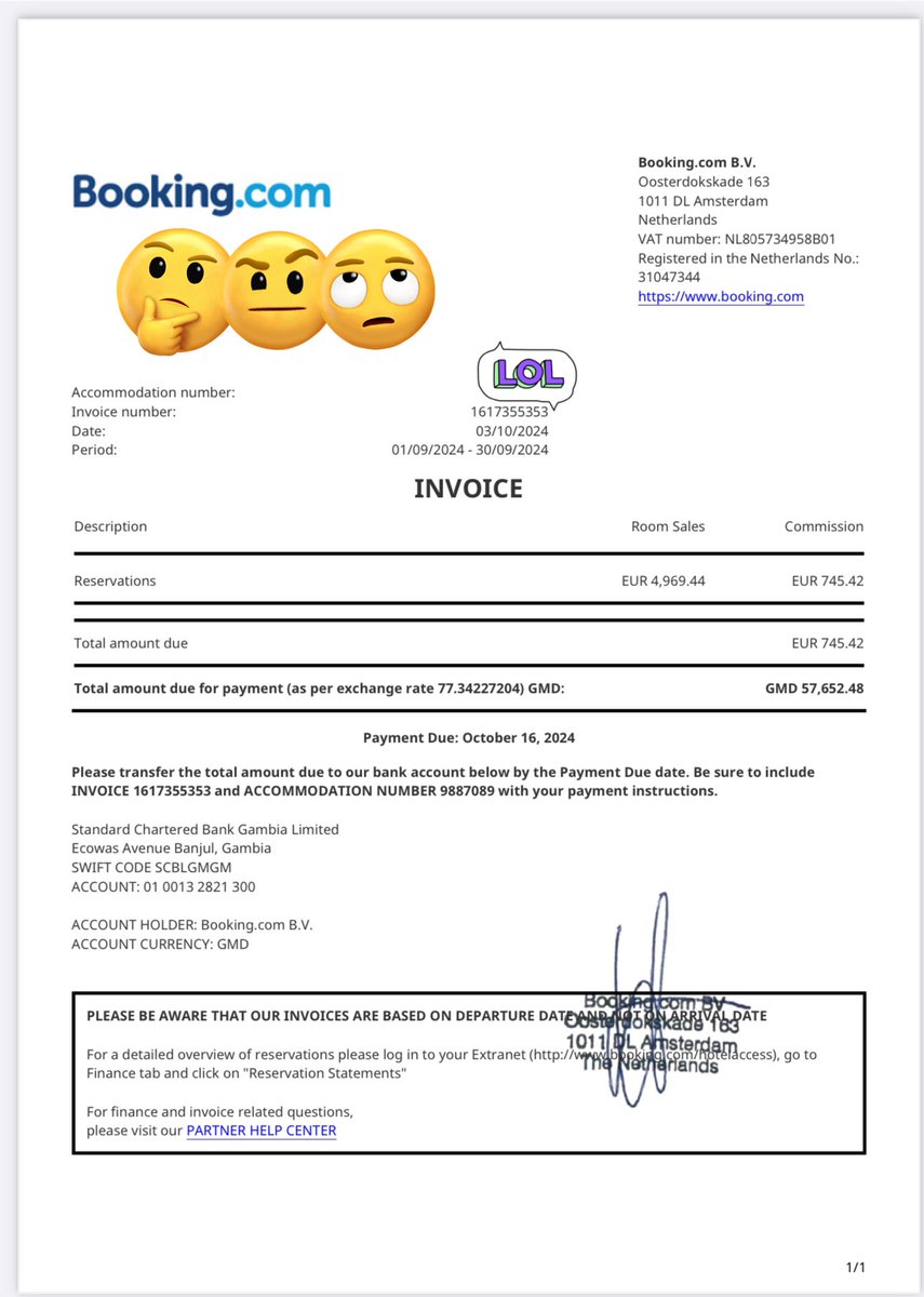 CarmenGowie's tweet image. Calling on my #hostcommunity haw anyone ever been billed for a stay that never happened in @bookingcom 
@bookingcom I need answers is this a joke?