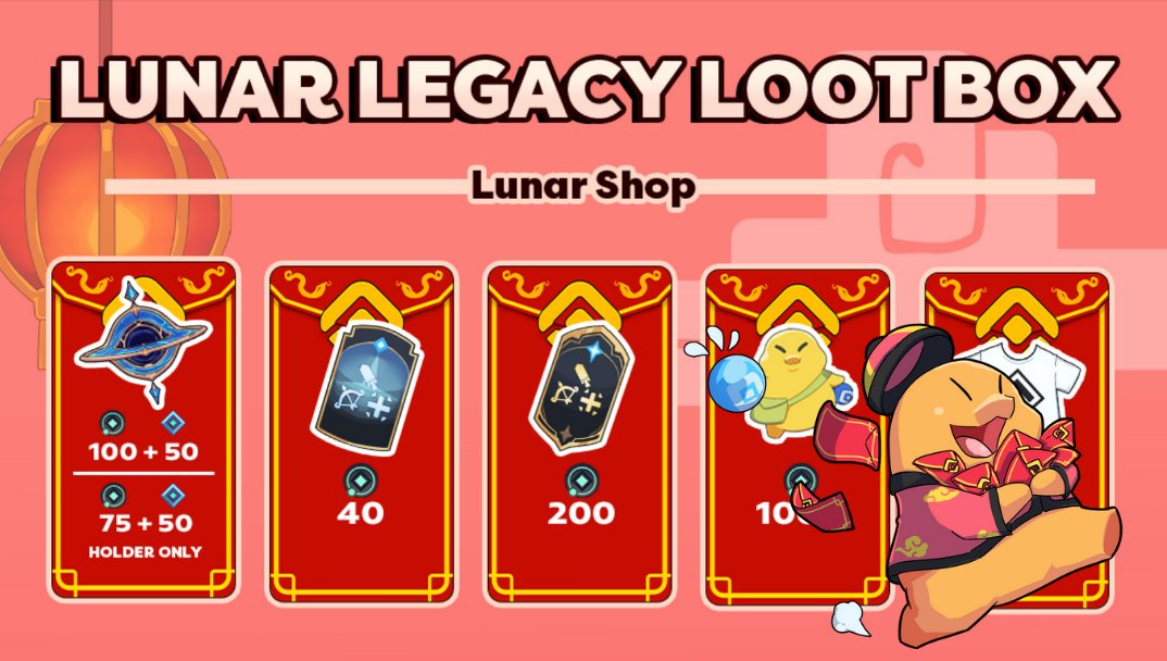 🧧Lunar Legacy Loot Box Week 2!!!🎉

🐍If ya missed the first one, make sure to make this one count Doods!

🔗More details in our Discord! 👇