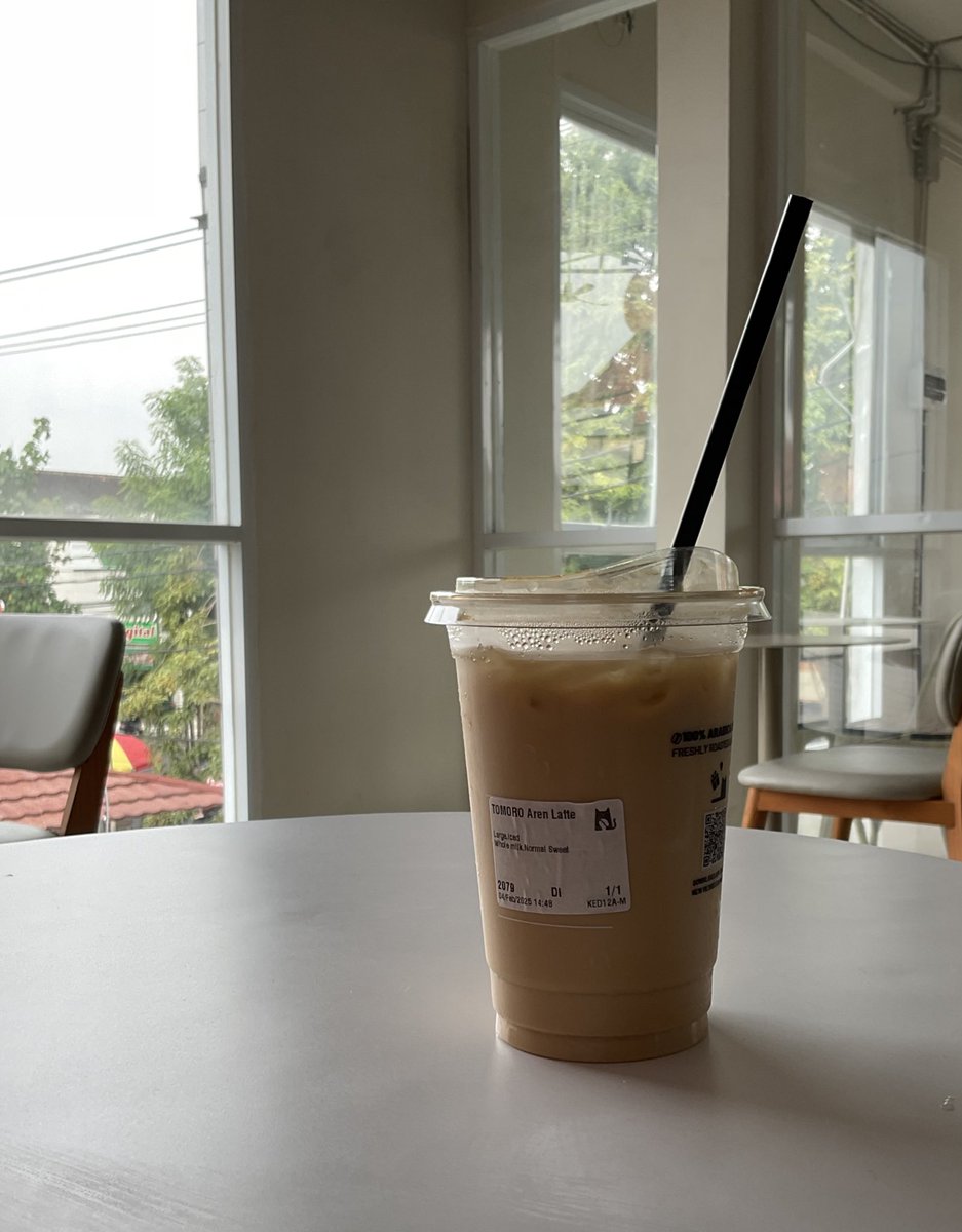 Dulu ngopi segini nggak ada 30 menit udah habis. Sekarang kita lihat apakah aman sampai malem 🤣🤣🤣