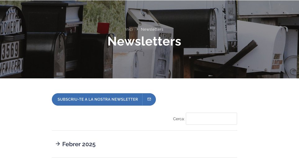 📬 Seguim amb els cursos EDNA i altres formacions sobre canvi climàtic, seqüenciem en català, aprovem el pla d'igualtat i molt més, a la ❄️newsletter de febrer❄️!

ℹ️ ari.ad/newsletters