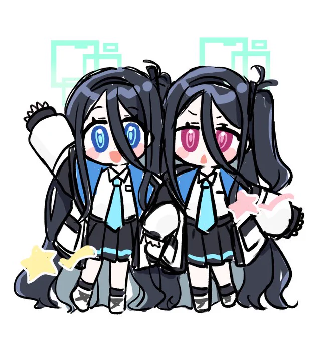 だいぶ前に描いたアリスとケイ 