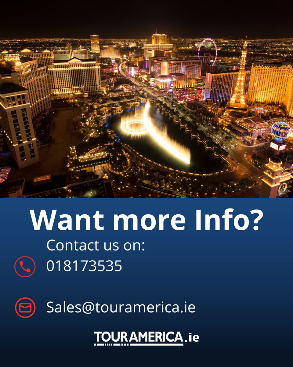 🗓️Departing: March 13th, 2025
✈️Direct Aer Lingus Return Flights ✈️ (with bags)
🏨5 Nights at the legendary Excalibur Hotel &amp; Casino 
🛍️VIP Shop &amp; Dine 4 Less E-Cards – exclusive discounts on shopping &amp; dining! 
👫Based on 2 adults sharing - Only €899 per person!
🔑 Ref: 726318