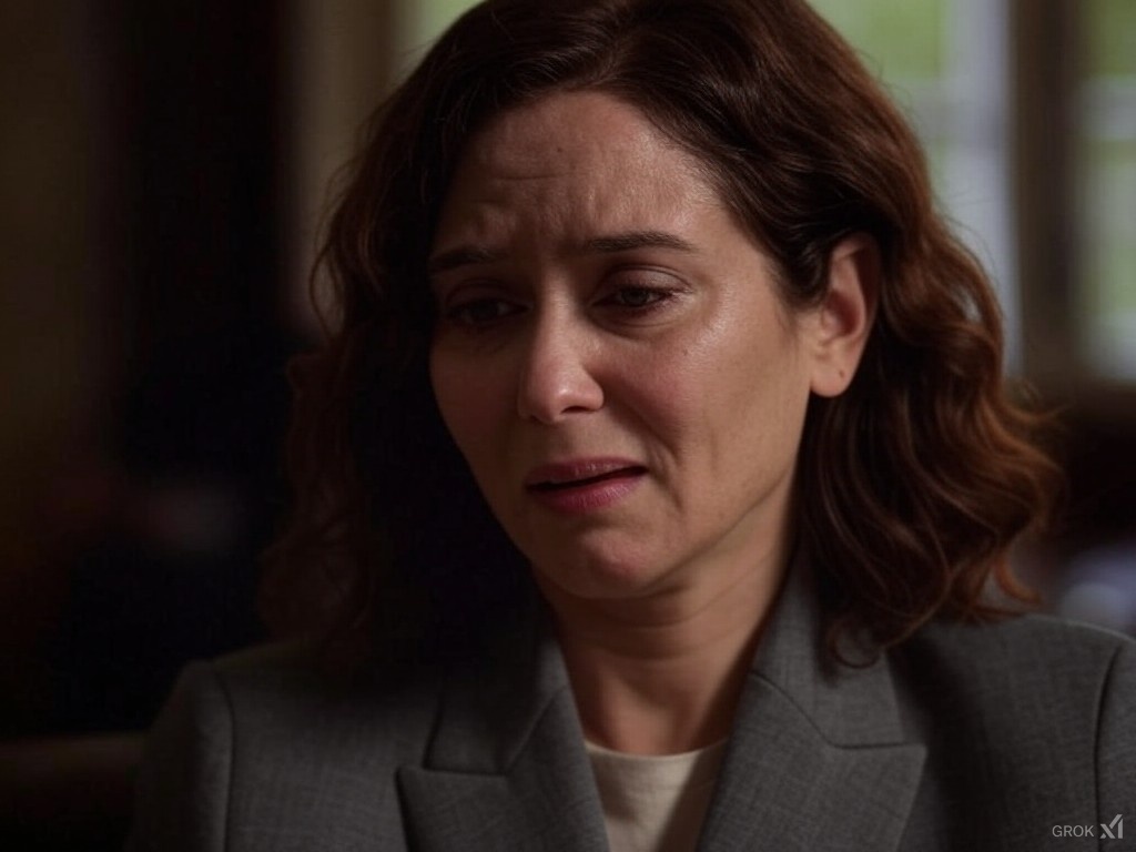 Está enferma Díaz Ayuso?