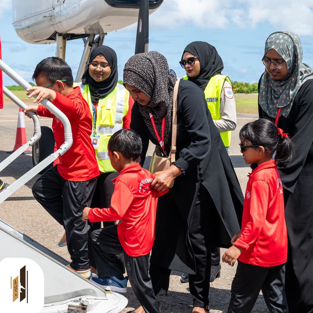 Students from G.A. Kanduhulhudhoo Pre-School, enjoyed an exciting field trip to Maavarulu Airport.

 #airportsmv #racl #aviationmv #rul #maavarulu #fyp #foryoupage