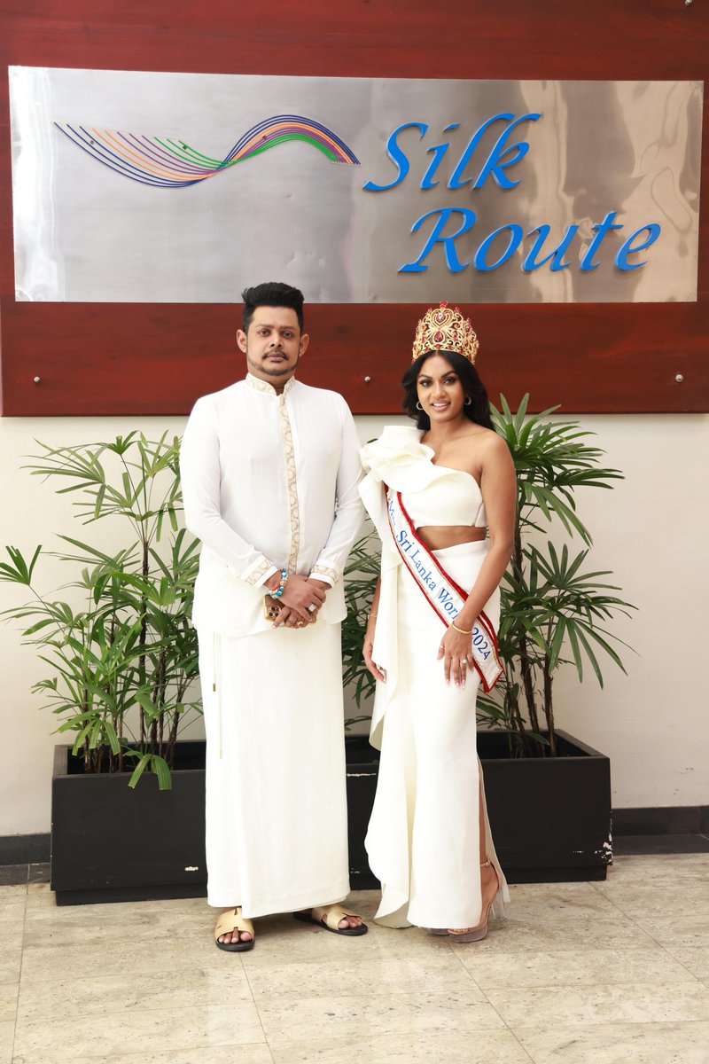 BIA_SriLanka's tweet photo. We are delighted &amp; honoured to facilitate Ishadi Amanda, 1st runner-up of Mrs World, today at “BIA Silk Route”.

Find out more about the airport fast track service "SILK  ROUTE” at BIA https://t.co/zIHNBsDMmi

#SriLankaAirports #BIAsrilanka #MrsWorld #SilkRoute #AirportFastTrack https://t.co/GbTGKnr1Ky