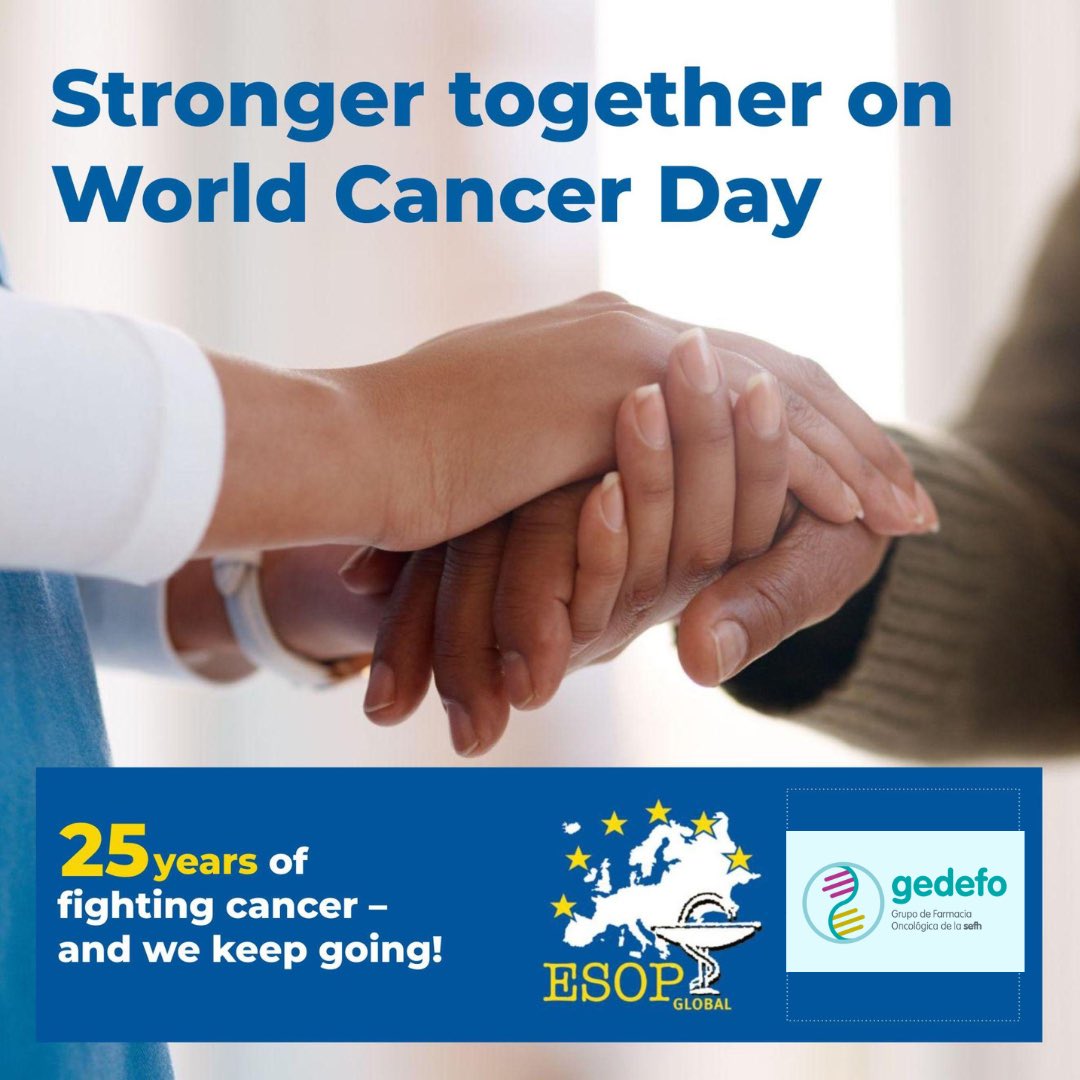 gedefo_sefh's tweet photo. Desde la farmacia del hospital, seguimos trabajando como profesión para cuidar de nuestros pacientes. #diamundialcontraelcáncer https://t.co/WMXSgYLFsV