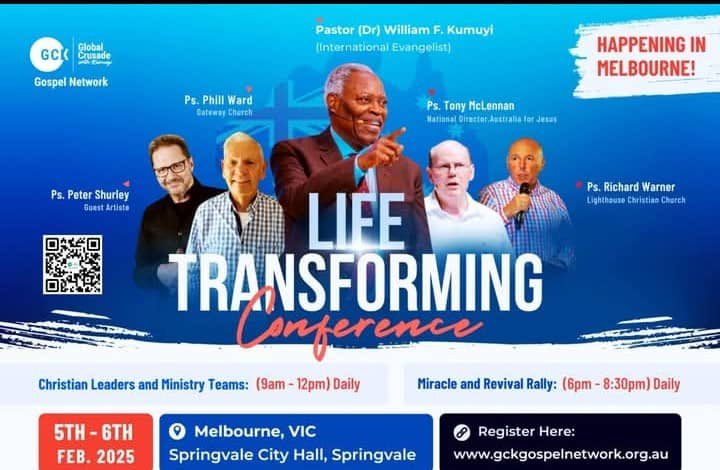 _dayspring1's tweet photo. The hour has come, the hour is here! The GCK train lands at Melbourne for a two day power packed program. In all things you do within these two days, never forget to tune in. You see the man in front and the preachers around him? It is going to be life changing! #DLConversations https://t.co/5ekCRrLsSL