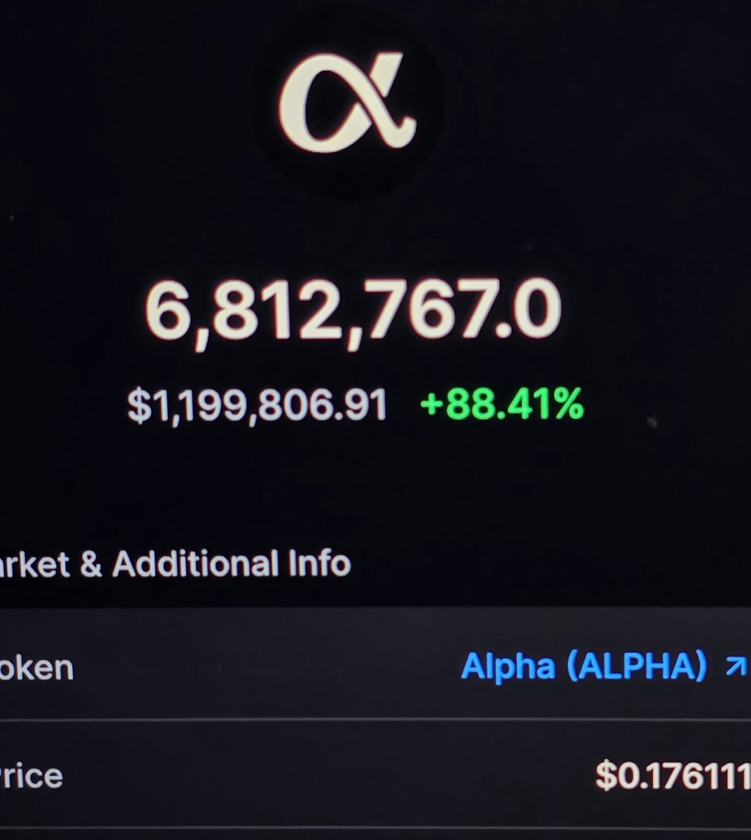 BossofSolana (@solanasupremo) on Twitter photo I'M OFFICIALLY A $ALPHA MILLIONAIRE! 🙏
As I promised, I want to change someone’s life—giving away 100,000 $ALPHA (~$17,000) to one lucky winner by tomorrow!
Like, RT, follow <a href="/SolanaSupremo/">BossofSolana</a> and comment 'DONE' to enter.
Winner announced in 48h! 🚀 I'M OFFICIALLY A $ALPHA MILLIONAIRE! 🙏
As I promised, I want to change someone’s life—giving away 100,000 $ALPHA (~$17,000) to one lucky winner by tomorrow!
Like, RT, follow <a href="/SolanaSupremo/">BossofSolana</a> and comment 'DONE' to enter.
Winner announced in 48h! 🚀