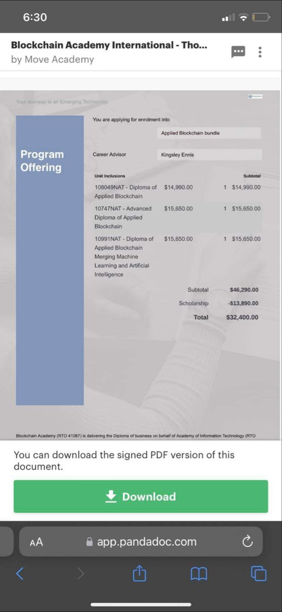 AUBsCrypto's tweet photo. #Crypto #ScamRecover 
Don't talk to me about rug-pulls, I got rug pulled $32,400 in student loans for a 'legitimate' diploma in blockchain technology that ended up throwing all students out of the online website we used and running away with the government funded loans and now not even an official registered training organization.

Currently in legal progress with the state of education here in Australia to wipe these student loans still against my name almost 2 years ago now...

Who can help me get this bag back I'm serious I want to learn. 🚀🚀🚀🚀🚀🚀🚀🚀🚀🚀🚀🚀