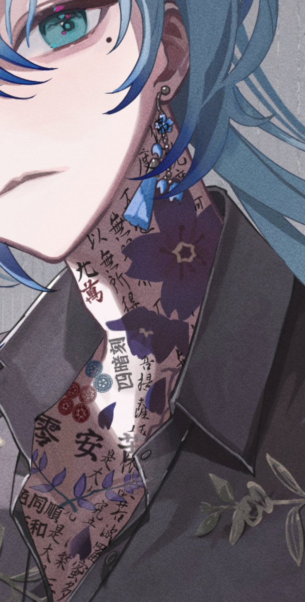 #広がれ個人勢VTuberの輪

100いいね、ありがとう😭

諸事情によりまだ全身は明かせないけど、感謝の気持ちを込めて一部公開させてくれ！

首から胸元のタトゥーや！
Vtuberとしてあるまじきレベル。
（しかもまだ入ってます。）

銭湯いけねぇわ。♨️

👍🔁💬→徘徊中

#おやすみVtuber #Vtuber準備中