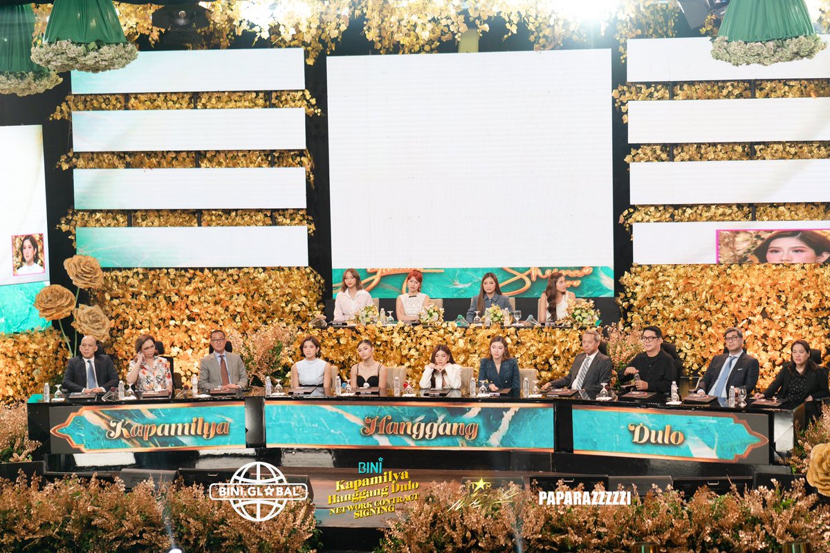 Awww! Our byutipul BINIbinis addressed their BL♾️M-tiful fam a heartfelt message of appreciation in the 🌸BINI: Kapamilya Hanggang Dulo🌸 Network Contract Signing event!👉🏼👈🏼🥹

📸 <a href="/paparazzzzziph/">'</a>

#BINI #BINIKapamilyaHanggangDulo #TatakStarMagic #StarMagic