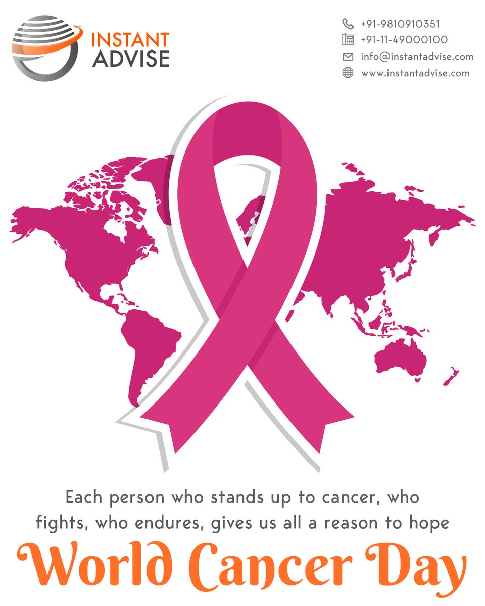 instantadvise's tweet photo. Each person who stands up to cancer, who fights, who endures, gives us all a reason to hope.
World Cancer Day...!!!
#cancerday #worldcancerday #life #endures #fights #emunity #legal #health #InstantAdvise https://t.co/cJ51j9jfjf