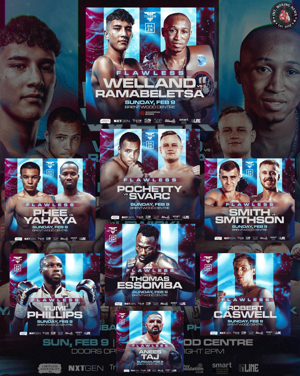 🥊 IT’S FIGHT WEEK! 

<a href="/Tomwelland04/">Tom welland</a> and Michael Ramabelesta CLASH!💥

<a href="/TheRealEssomba/">TheRealThomasEssomba</a> is BACK‼️

<a href="/RobCaswell1/">Robert Caswell</a> returns from injury ahead of potential fight at <a href="/ChathamTownFC/">Chatham Town</a>!📈

Zach Phee, Lewie Pochetty, Harvey Smith, Tumi Phillips and <a href="/RealAneesTaj/">Braveheart Anees Taj</a> feature‼️

#TopTier