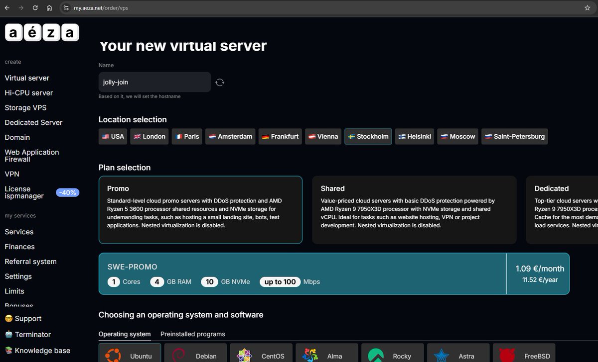 AnonymousVatani's tweet photo. @sysxplore I think you should try the following servers. They are great. You will be surprised.
Cheap price, high quality.

https://t.co/LCHWb1aroM https://t.co/z79SU2rqnc