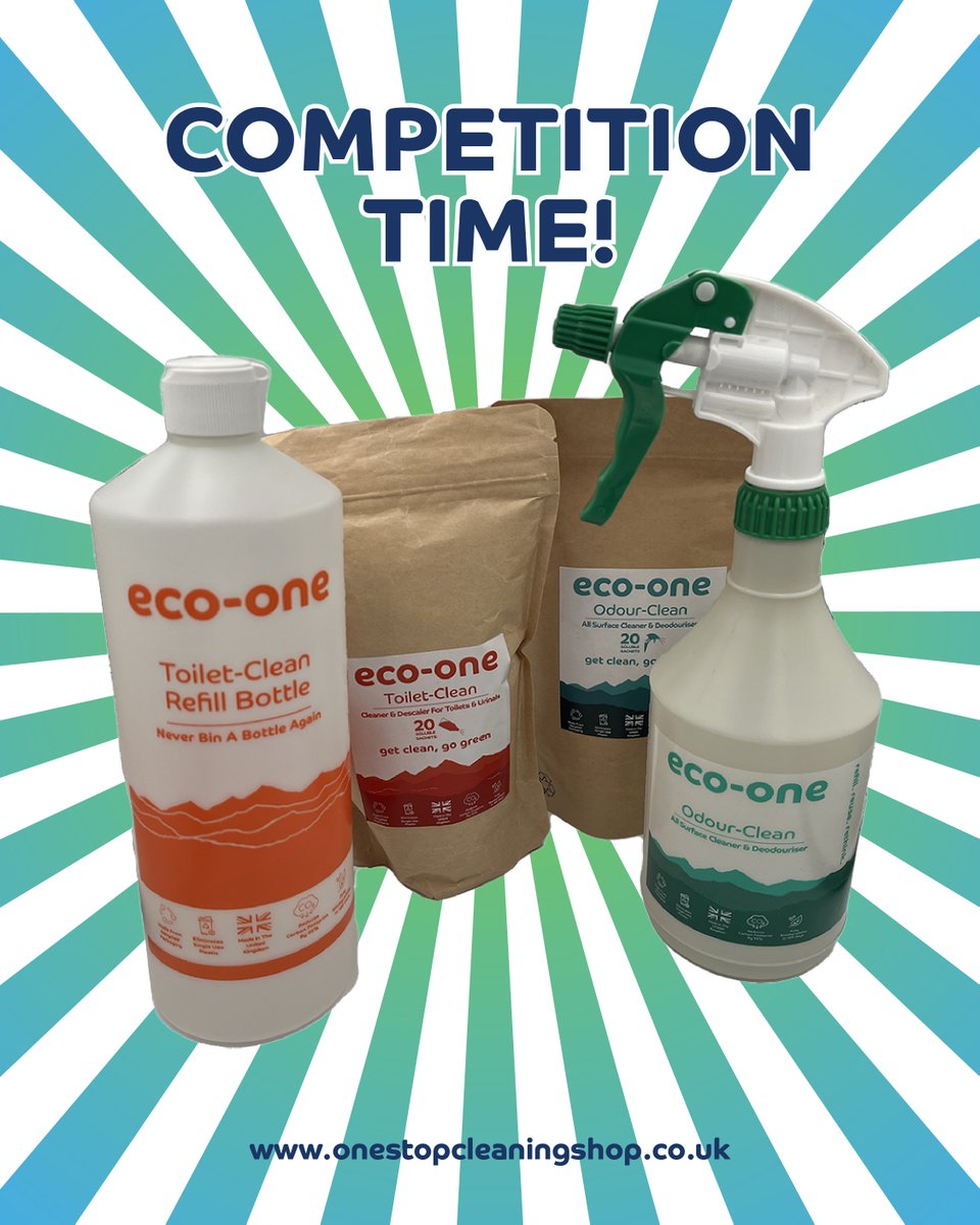 OSCSuk's tweet image. 📢📢📢💚♻💚🌍💚

We’re giving away an ECO-ONE Home Clean Kit (worth over £40) 😎

The most eco-friendly way to clean your home.

All you need to do to enter is like and share this post. 👍

Don't forget to use the hashtag #OSCSukECOONE

🧵1/2