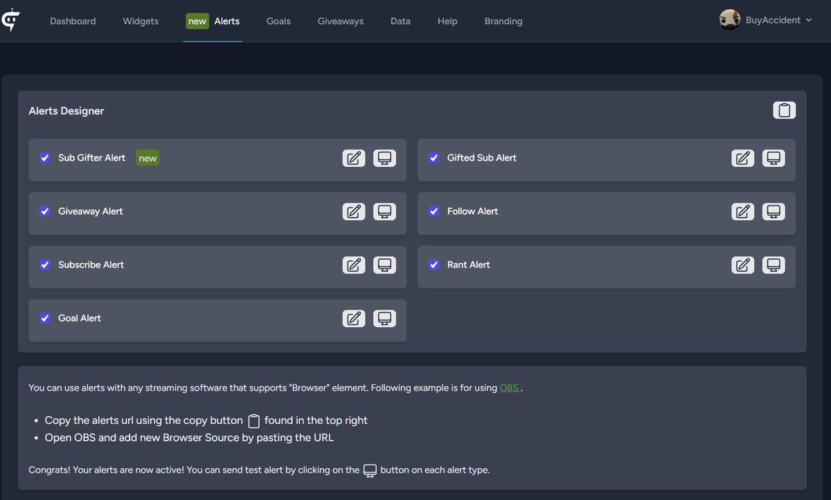 Just quick update... 🤣 Rumble new Gifted Subs is now supported and live on <a href="/Rumble_Labs/">Rumble Labs</a> 
You can now show alerts for who gifted how many subs!
Stats on dashboard coming soon...
Thank you <a href="/ric_rac/">Rick Racela</a>