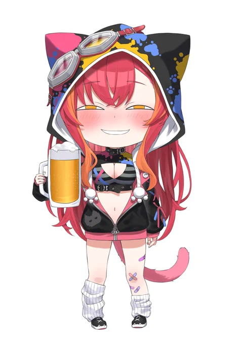 「つーにゃ、アルコール好き」 