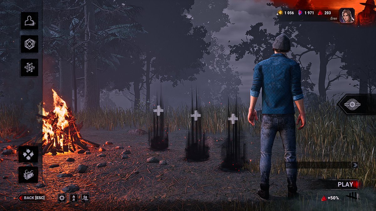 ErenWolfy's tweet photo. So interesting (bug?) thing I discovered just now, if you do the mori preview as Freddy (I did it in the store) the lobby becomes foggy/has grey overlay over it? Probably an accidental dream world overlay, but its reminiscent of Silent hill so that's cool.
#DeadByDaylight #dbdbug https://t.co/pP4SGPjamn
