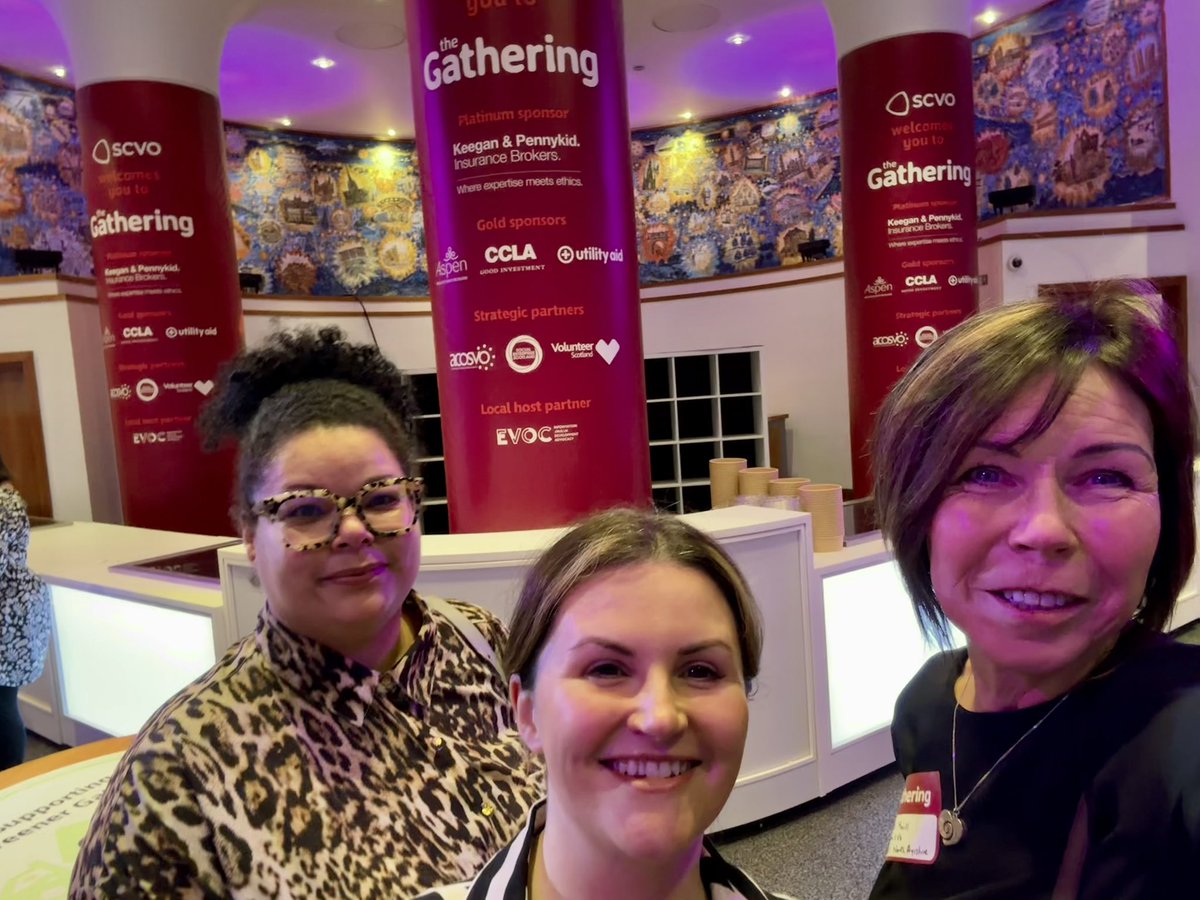 Arrived at #SCVOGathering looking forward to the day