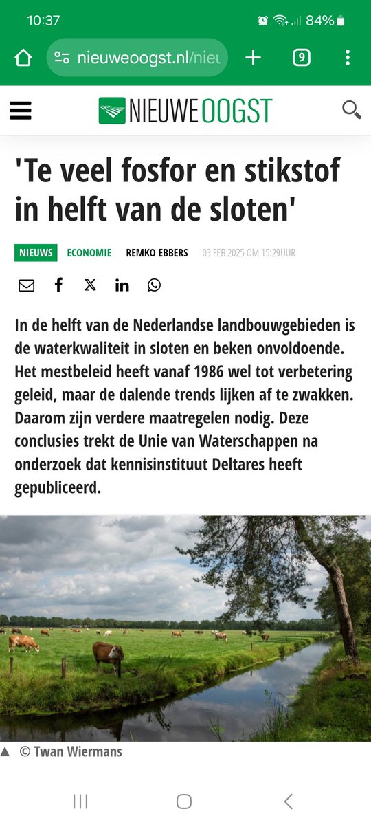 En wanneer wordt de veroorzaker aangepakt? De natuur organisaties met miljarden ganzen die het probleem zijn?