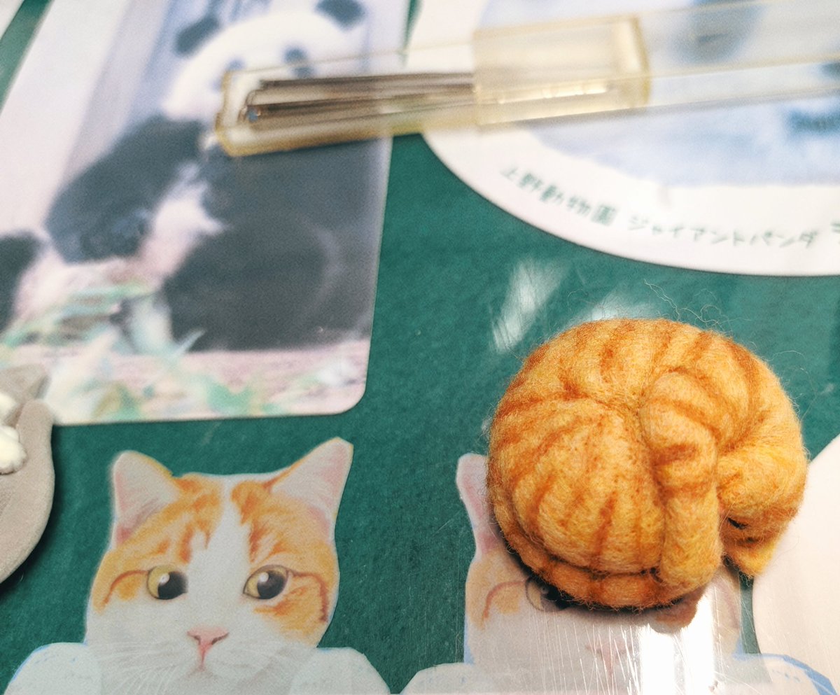 marmaladecat371's tweet image. リデザインアンモニャイト。
より猫にしてみた🐱🐾

 #redesign  #newdesign 
 #アンモニャイト  #羊毛フェルト  #羊毛フェルト猫  #うちのこ  #needlefelt