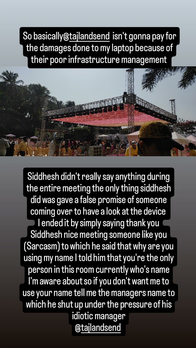 ferns_aidan's tweet photo. Honestly disappointed with the response received @TajLandsEnd i request you to kindly go through these images which contain a detailed explanation of what has happened and how I've been treated https://t.co/ElyO1rCMQe
