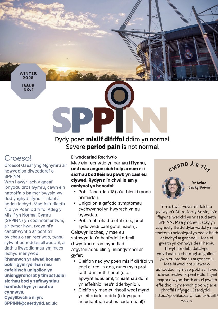 Severe Period Pain is Not Normal (SPPINN) Study tweet media
