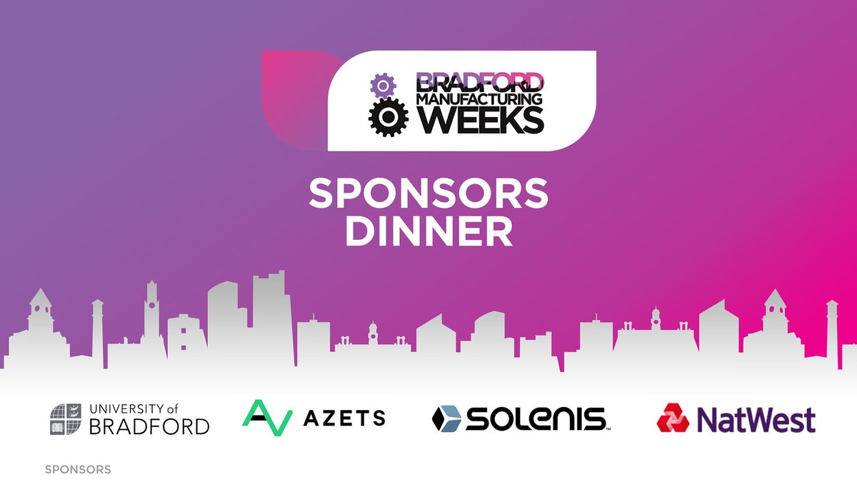 Bradford Manufacturing Weeks (@bradfordmfg) on Twitter photo Tonight marks the #BMW2024 Sponsors Dinner. 🎉
Taking place at <a href="/CedarCourtHotel/">The Cedar Court Hotels Group</a> Bradford, this promises to be an engaging evening, with #manufacturers & other organisations gathering together to celebrate this key industry.
🙌 Thanks to <a href="/NatWestGroup/">NatWest Group</a> for sponsoring the dinner. Tonight marks the #BMW2024 Sponsors Dinner. 🎉
Taking place at <a href="/CedarCourtHotel/">The Cedar Court Hotels Group</a> Bradford, this promises to be an engaging evening, with #manufacturers & other organisations gathering together to celebrate this key industry.
🙌 Thanks to <a href="/NatWestGroup/">NatWest Group</a> for sponsoring the dinner.