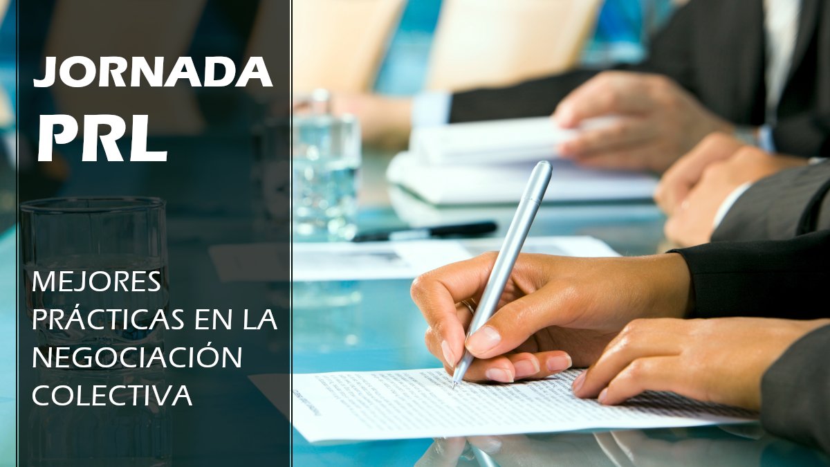 📢No te pierdas la jornada sobre "Mejores prácticas en la negociación colectiva sobre PRL" 🗓️04/03/25 con el apoyo <a href="/gencat/">Generalitat de Catalunya</a> <a href="/treballcat/">Treball</a> La negociación colectiva es un instrumento idóneo para regular diferentes aspectos de PRL acortar.link/bzXNdy