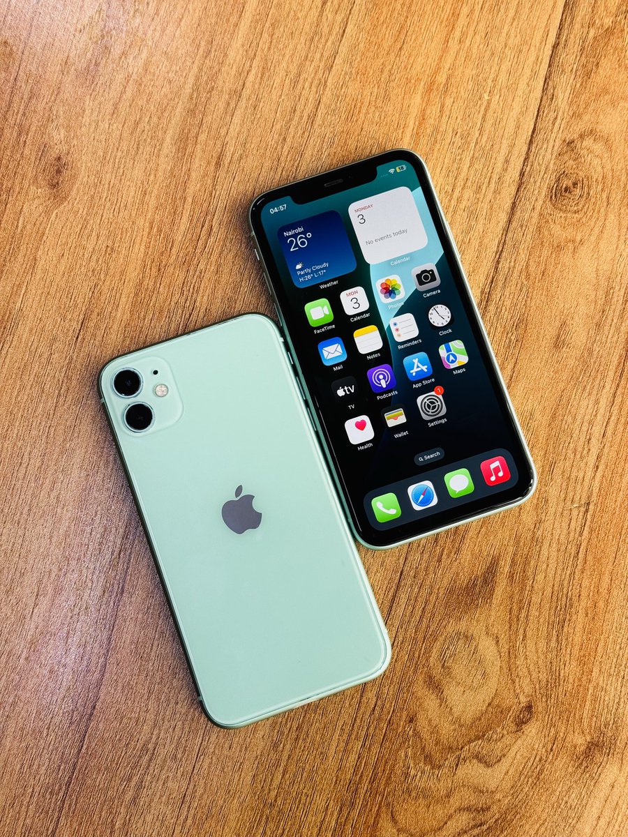 mulei_kim's tweet image. pre owned Iphone 11 128GB 
🏷️Ksh 35,000/=
🔋86% health 
🚚Delivery 

Flexible lipa pole pole payment options available @utlkenya utlkenya.com

WhatsApp : 0788807425
 #iPhone11 #LongLastingBattery #UTLKenya