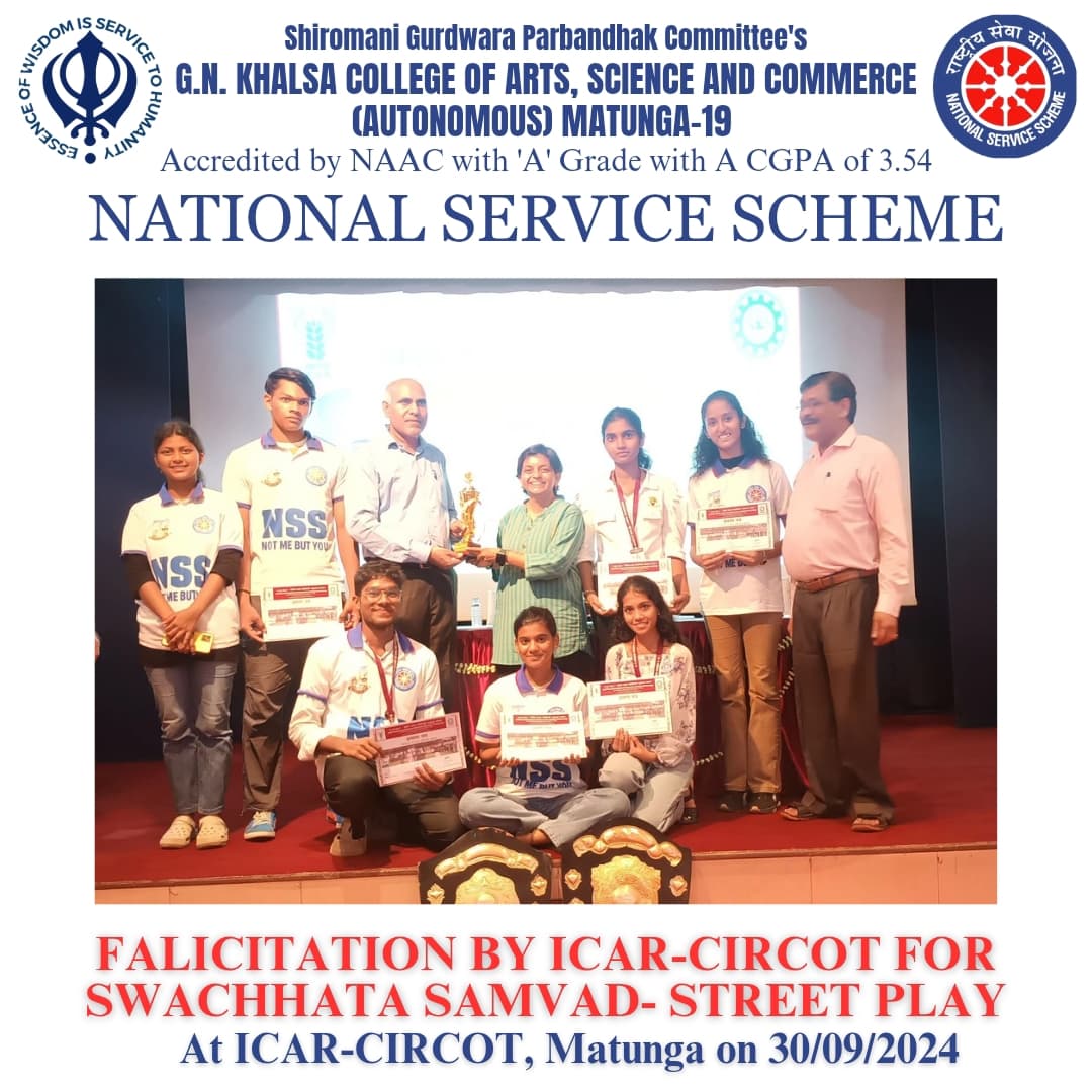 N.S.S UNIT OF GURU NANAK KHALSA COLLEGE tweet media