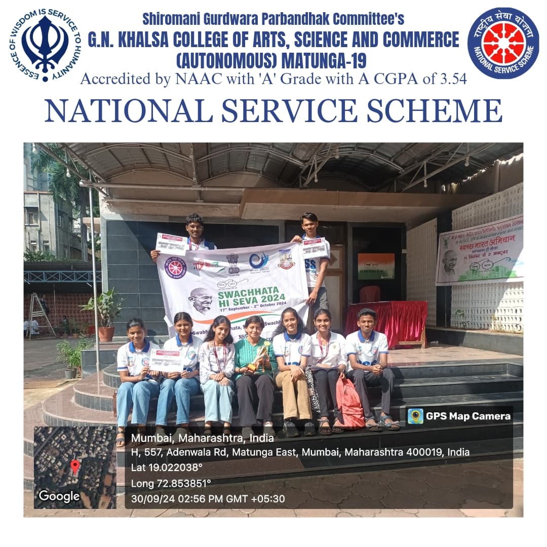 N.S.S UNIT OF GURU NANAK KHALSA COLLEGE tweet media