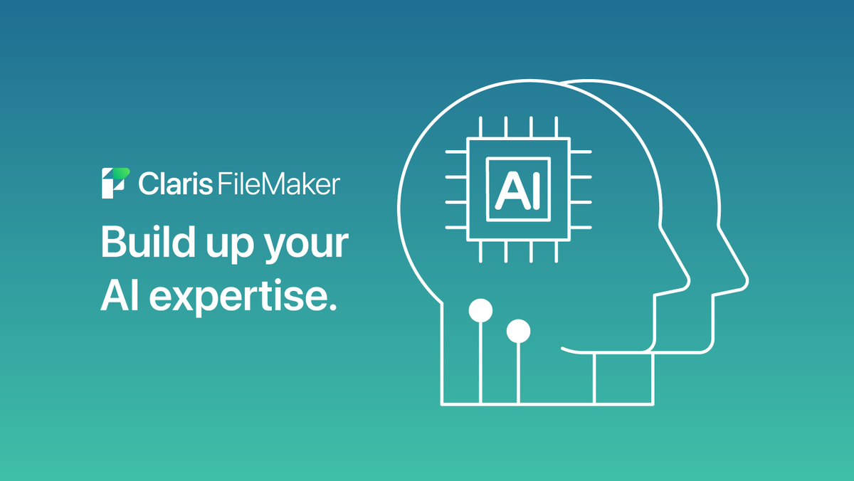 ClarisOfficial's tweet image. Want to build #customApps that have #AI  power? Not sure how? This new self-paced course, Fundamentals I: #SemanticSearch in Claris #FileMaker, is your starting point—designed for those who know FileMaker and want to leverage AI in custom apps. content.claris.com/two-q2fy25-ssc…