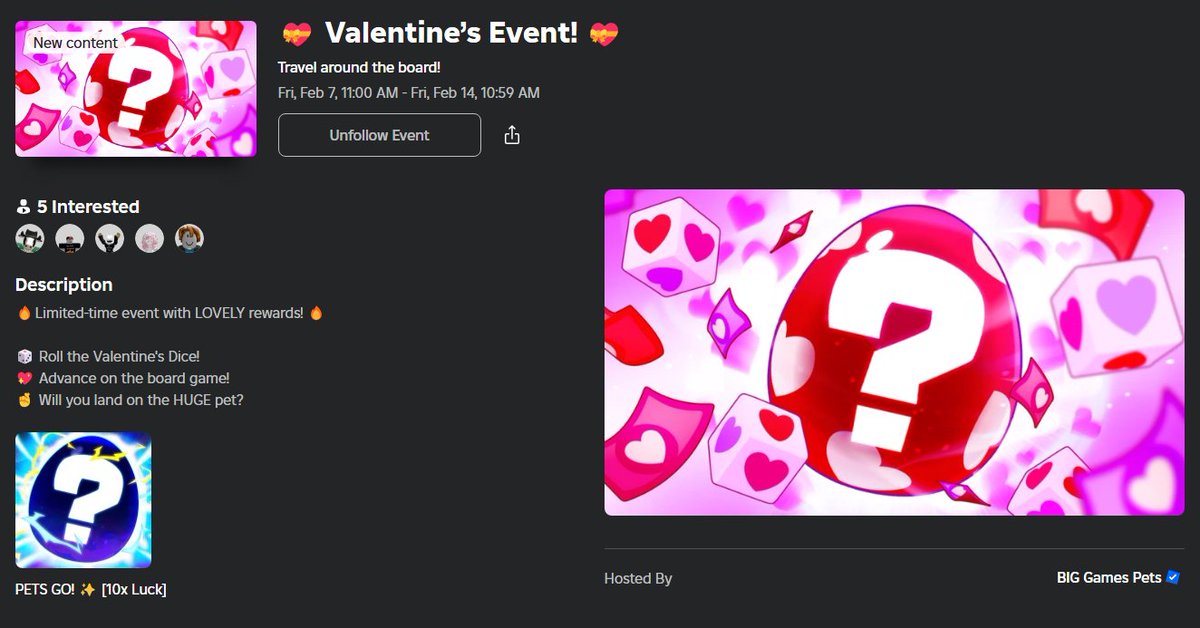 Valentines Event In Pets Go ! 
#ps99 #leaks #petsgo #roblox