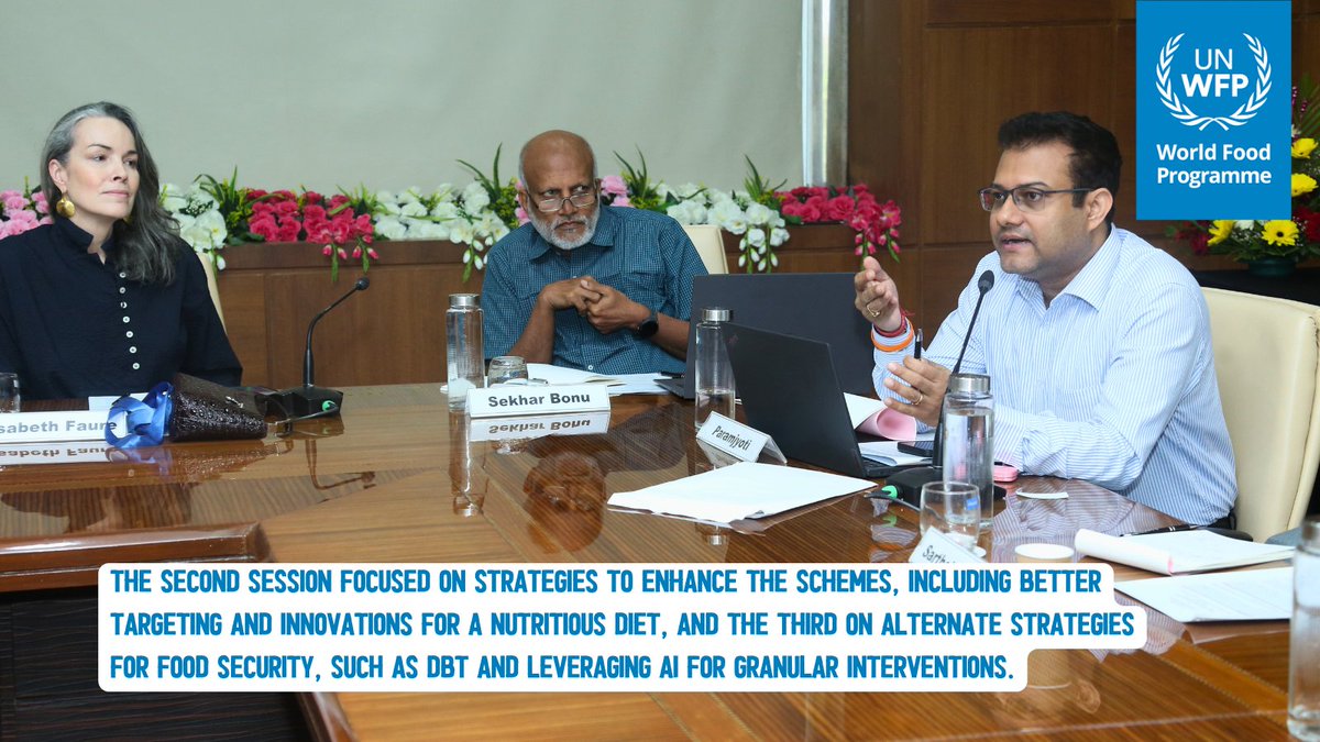 World Food Programme in India (@unwfp_india) on Twitter photo 🎉Excited to share highlights from the #NFSA: A Decade On, A Decade Ahead roundtable! Hosted by
<a href="/UNWFP_India/">World Food Programme in India</a> & <a href="/iitbombay/">IIT Bombay</a> on Jan 31, exploring the current status, challenges, & future strategies for food security.
<a href="/NITIAayog/">NITI Aayog</a> <a href="/fooddeptgoi/">Department of Food & Public Distribution</a> <a href="/ctara_iitb/">Centre for Technology Alternatives for Rural Areas</a> <a href="/Param_13/">Paramjyoti Chattopadhyay 🇮🇳</a>
<a href="/Ankit_Sood/">Ankit Sood</a> 🎉Excited to share highlights from the #NFSA: A Decade On, A Decade Ahead roundtable! Hosted by
<a href="/UNWFP_India/">World Food Programme in India</a> & <a href="/iitbombay/">IIT Bombay</a> on Jan 31, exploring the current status, challenges, & future strategies for food security.
<a href="/NITIAayog/">NITI Aayog</a> <a href="/fooddeptgoi/">Department of Food & Public Distribution</a> <a href="/ctara_iitb/">Centre for Technology Alternatives for Rural Areas</a> <a href="/Param_13/">Paramjyoti Chattopadhyay 🇮🇳</a>
<a href="/Ankit_Sood/">Ankit Sood</a>