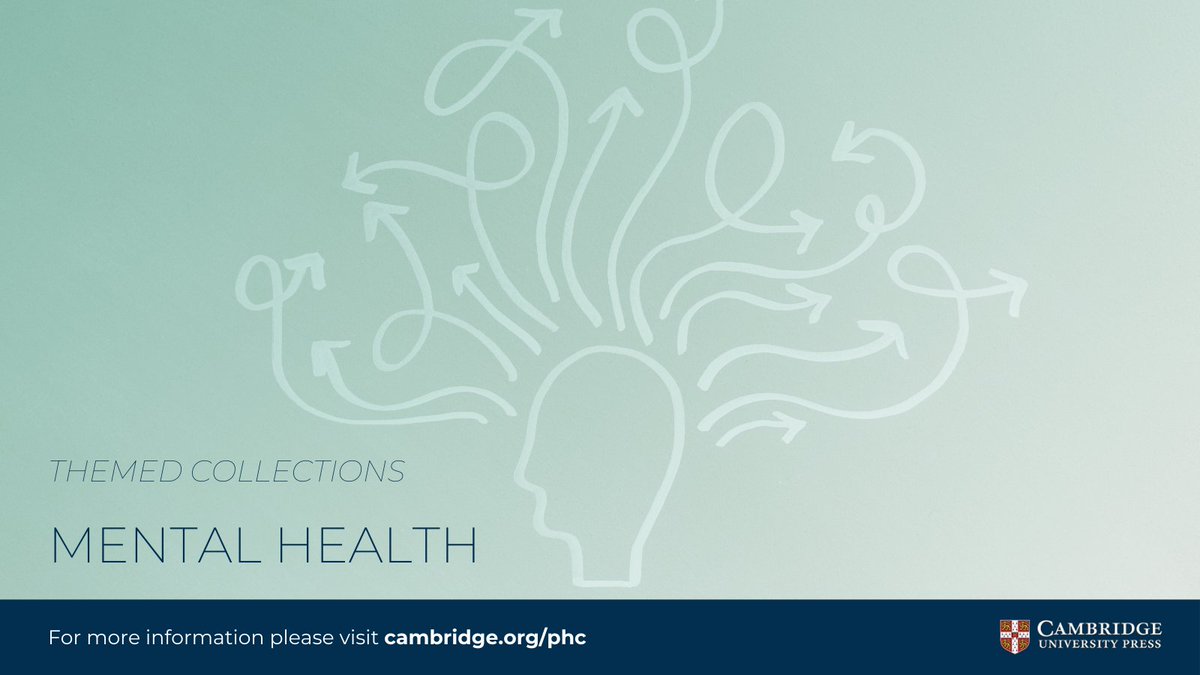 📢 It's #ChildrensMentalHealthWeek 2025 - a time to empower, equip, and amplify the voices of children &amp; young people across the UK.

Explore our #MentalHealth collection for key research &amp; insights: cambridge.org/core/journals/…
#MentalHealthMatters #PrimaryHealthCare #Wellbeing