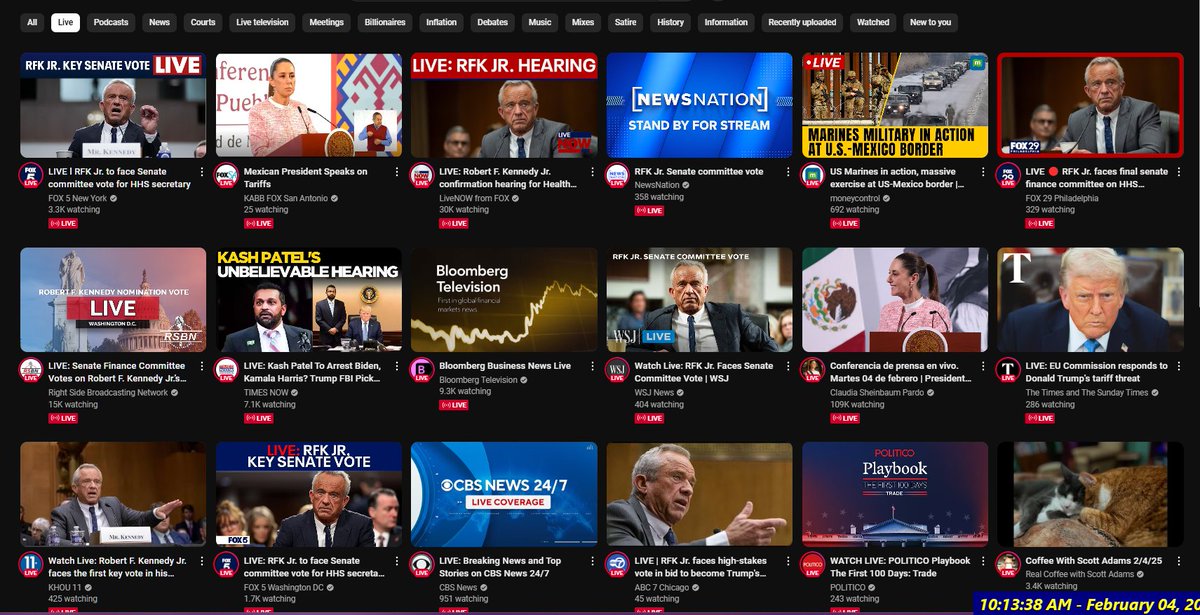 Not a single top network is covering the hearing. 
Who cares? We already know every Republican will vote "owned," and, of course, a few Democrats will throw in their "suck-ass" votes to go along with it.

Who cares about the cowards too afraid to stand up and say Enough is