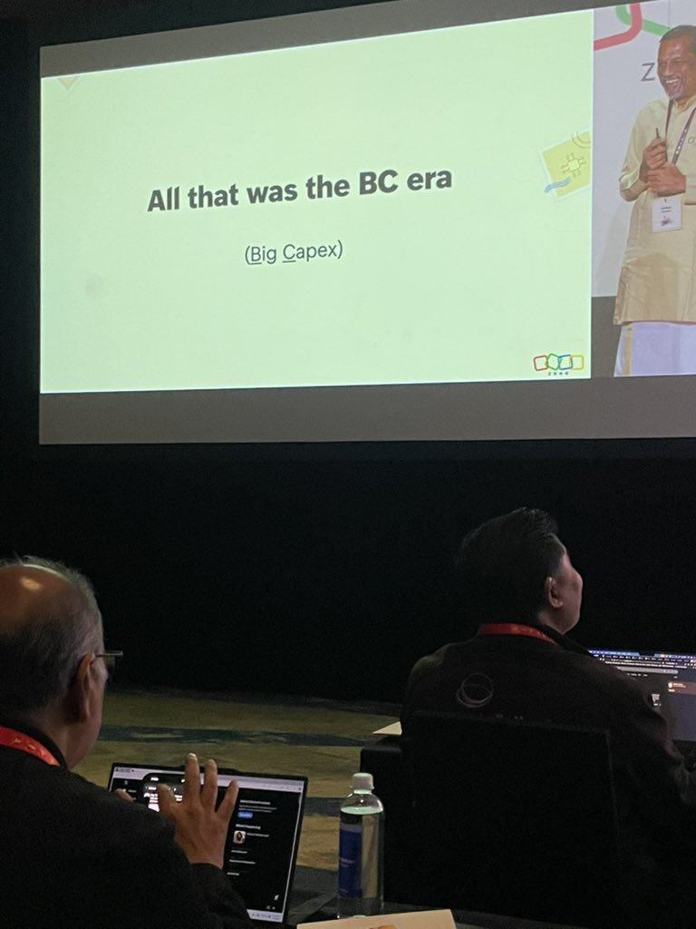 dealarchitect's tweet photo. @svembu of @Zoho has always been one of the best tech analysts  out there 

Kicking off

#ZohoDay25 https://t.co/59lLxHE55k