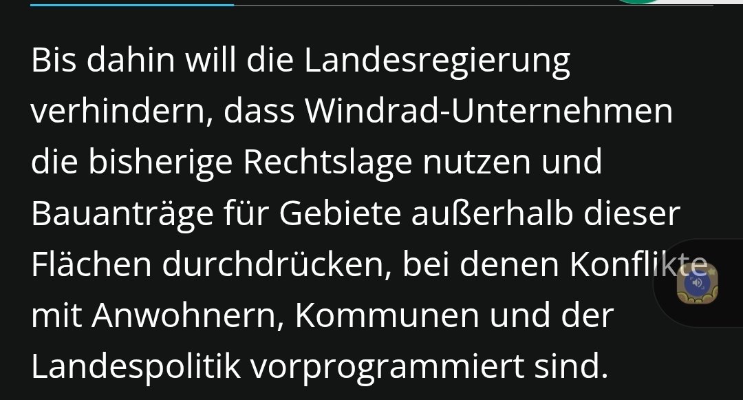 Der Bau von 1427 Windrädern ist in Gefahr:

Schwarz-Grüne Regierung stoppt den Bau von Windrädern: 

"Die böse Regierung stellt überall diese Dinger hin, die arme Umwelt!" /Satire

ksta.de/region/schwarz…