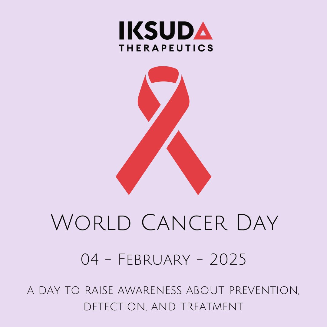February 4th is #WorldCancerDay, a day for  encouraging awareness and prevention of cancer.

Remember: early diagnosis saves lives.

Thank you to our team and all the scientists out there working hard developing new cancer treatments