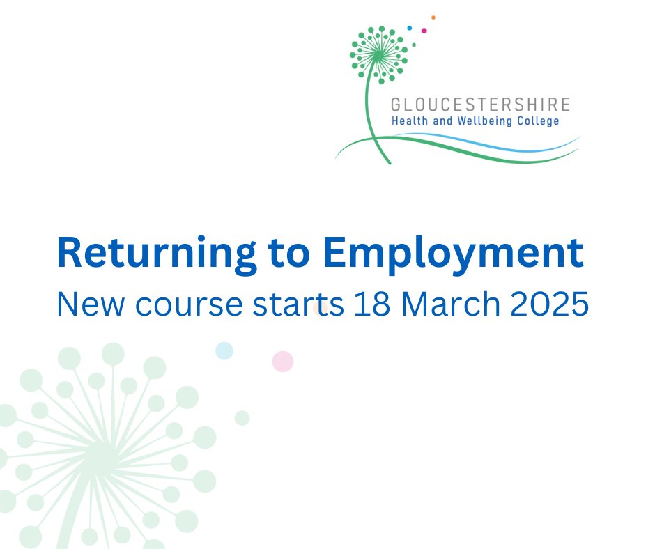 GlosHealthNHS's tweet image. Glos Health &amp;amp; Wellbeing College delivers educational courses &amp;amp; workshops which teach people the skills, techniques  &amp;amp; knowledge to make them experts in their own recovery from long-term physical &amp;amp; mental health conditions👉ghc.nhs.uk/other-areas/gh…