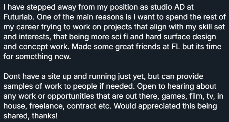 Posting here as well!