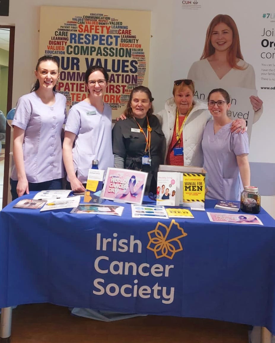 sinead power (@sineadp51255903) on Twitter photo To mark World Cancer Day we held a stand in <a href="/CUH_Cork/">Cork University Hospitals</a> Thanks to our colleagues <a href="/cancernursecuh/">Cancer Nursing CUH</a> for joining us and a special mention to Eleanor our <a href="/IrishCancerSoc/">Irish Cancer Society</a> volunteer for ably assisting🌼💛She will be with us 12 years next week a remarkable milestone👏👏👏 To mark World Cancer Day we held a stand in <a href="/CUH_Cork/">Cork University Hospitals</a> Thanks to our colleagues <a href="/cancernursecuh/">Cancer Nursing CUH</a> for joining us and a special mention to Eleanor our <a href="/IrishCancerSoc/">Irish Cancer Society</a> volunteer for ably assisting🌼💛She will be with us 12 years next week a remarkable milestone👏👏👏