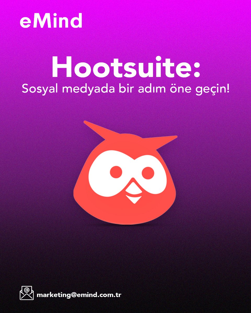 Sosyal medya yönetiminizi bir üst seviyeye taşıyın! 🚀📲
#Hootsuite #SosyalMedya #DijitalPazarlama #SosyalMedyaYönetimi #MarkanızıBüyütün #eMind