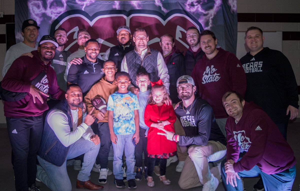 You hear the FAMILY word thrown out a lot, but it’s altogether different when you LIVE it 🐻 🏈 
<a href="/MoStateFootball/">Missouri State Football</a> is rolling!! 

Thank you for your hard work &amp; loyalty!
#OutHitOutHustle 
#ProveIt