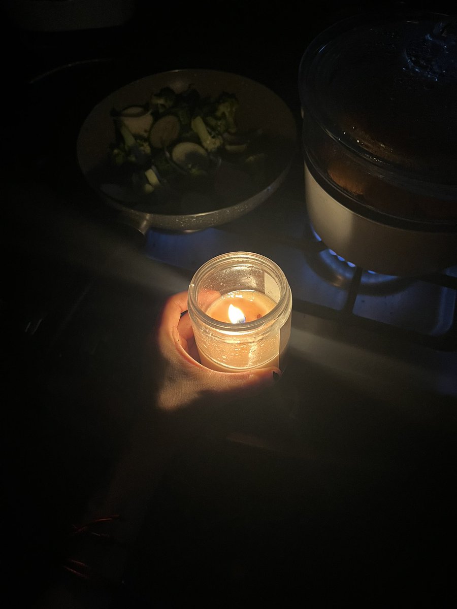 d1strv's tweet photo. yesterday my power went out so i was stuck cooking like it was the 1800s https://t.co/xUnG2xow0G