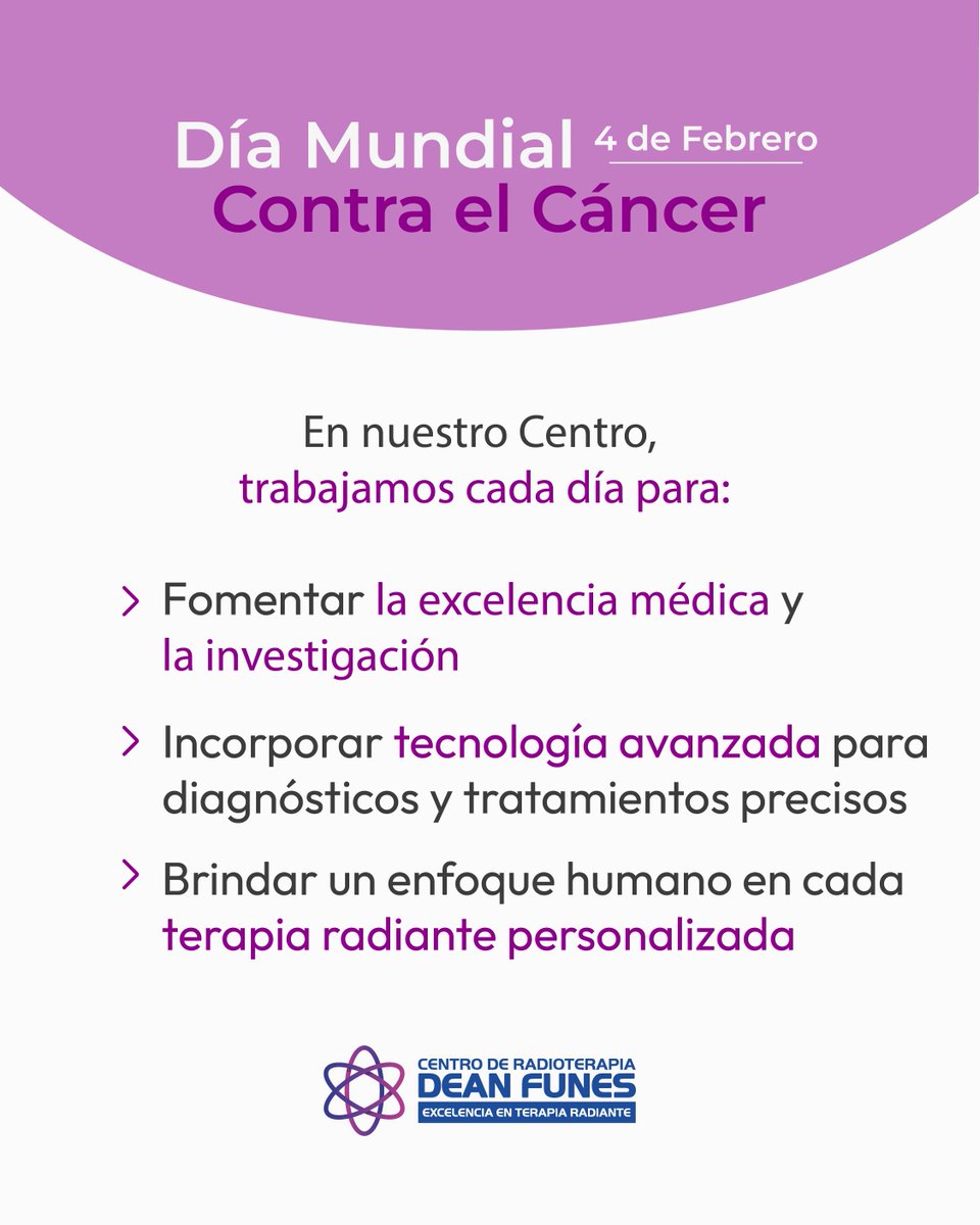 centrodeanfunes's tweet photo. 🌍 4 de febrero - Día Mundial contra el Cáncer 
✨ Prevenir, detectar, tratar: juntos contra el cáncer 
🔍 La detección temprana salva vidas

#DiaMundialContraElCancer #DetecciónTemprana #Salud #Prevención #centrodeanfunes https://t.co/dztEdCP3lH