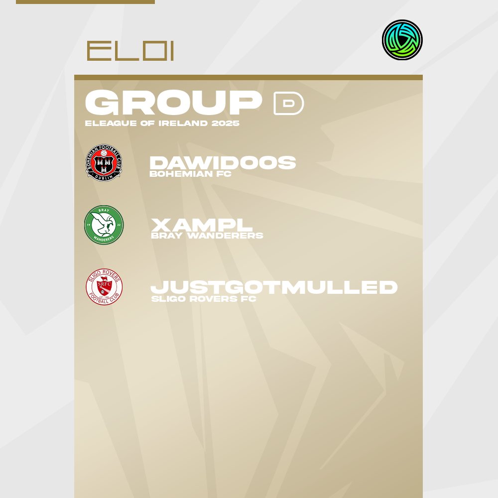 We're coming close to kickoff!

The eLeague of Ireland returns on Thursday! Will we crown a new champion, or will <a href="/JP_Sleator/">WYLDE JP</a> be the first to win it back-to-back!?

#GOWYLDE ⚡️