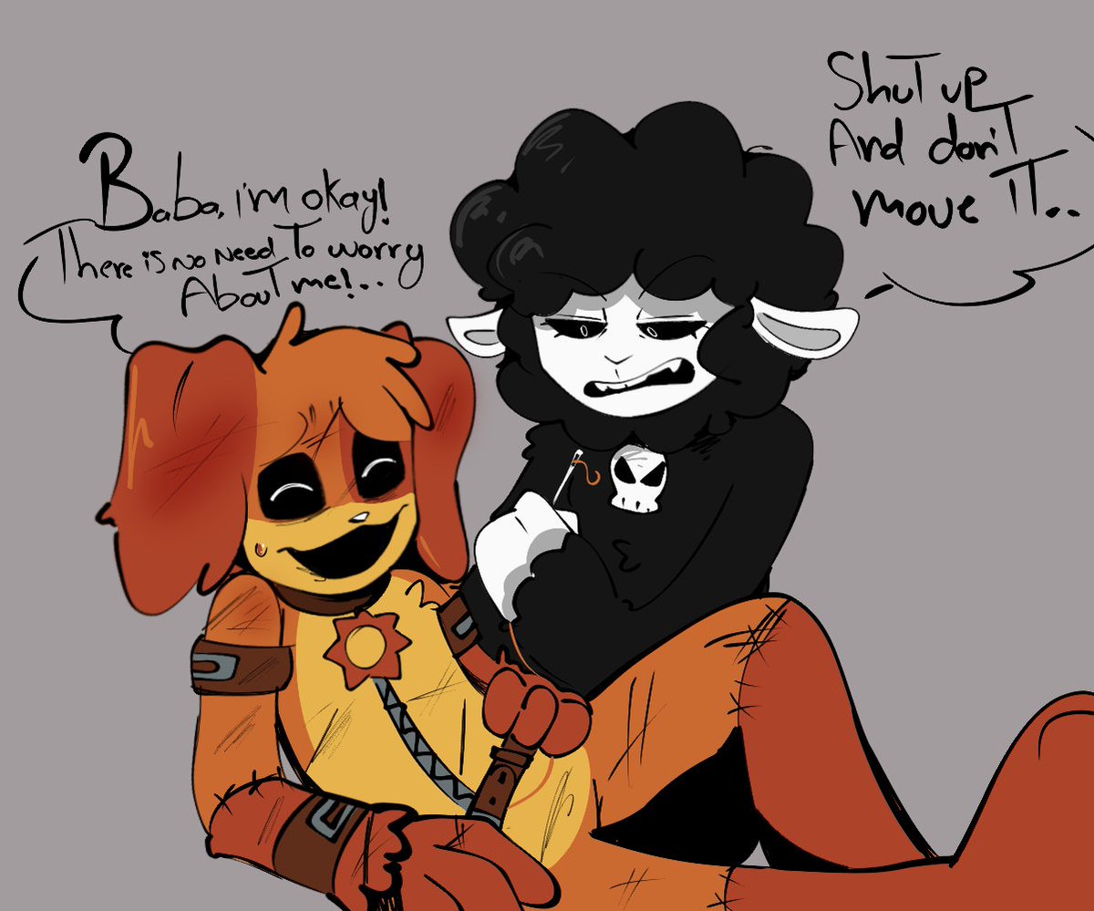 🖤🧡✨

#PoppyPlaytimeChapter4 #PoppyPlaytimefanart #BabaChops #dogday